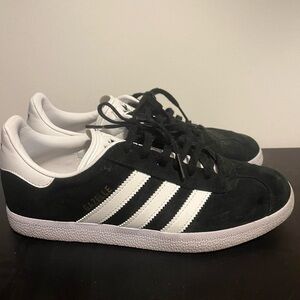 Adidas Gazelle Black and White Sneakers